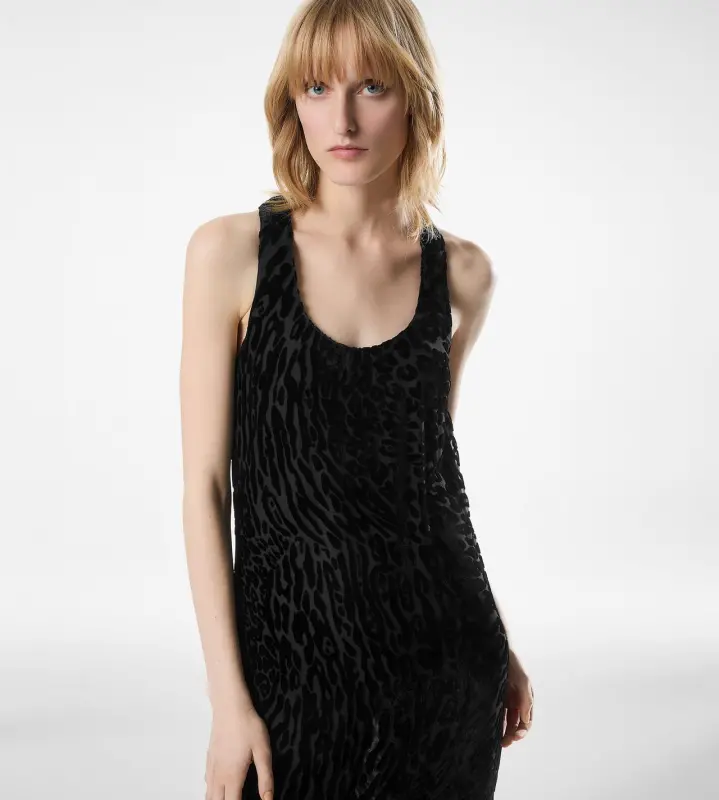 RACERBACK EVENING DRESS BLACK online